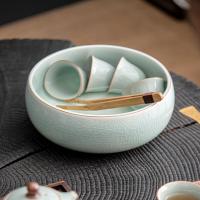 苏氏陶瓷（SUSHI CERAMICS） J0676 青瓷汝窑 圆融大茶洗 茶具配件 (单位:个)