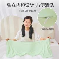 九洲鹿 JZBZ41 云朵长条抱枕陪睡毛绒玩偶 48*100cm（单位：个) 深灰色