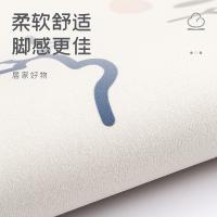大江 茸茸兔 浴室吸水垫 地垫 40*60cm 蓝色（单位：张）