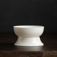 苏氏陶瓷（SUSHI CERAMICS） J0425 茶漏羊脂玉全白瓷一体茶滤网滤茶器创意茶隔功夫茶具配件 白瓷茶漏 (单位:个)