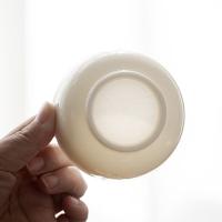 苏氏陶瓷（SUSHI CERAMICS） J0425 茶漏羊脂玉全白瓷一体茶滤网滤茶器创意茶隔功夫茶具配件 白瓷茶漏 (单位:个)
