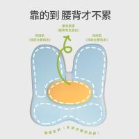 佳奥 人体工学腰垫 马卡龙蝶形靠垫 42.5*46.5*12.5cm 天蓝色（单位： 个）