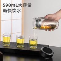 富光（FUGUANG） G2216-SH-590Y 双层玻璃杯 590ML （单位：个） 本色