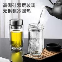 富光（FUGUANG） G2216-SH-590Y 双层玻璃杯 590ML （单位：个） 本色