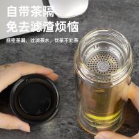 康厨亚（KANGCHUYA） KX8639-st320 加厚耐热防爆双层玻璃杯 320ml（单位：个）