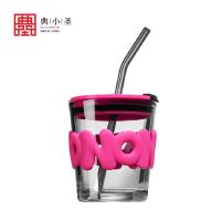 典小圣 DXS-BL05 玻璃吸管杯 350ml （单位:个）