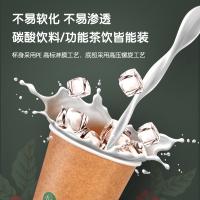 得力（deli） LU219 双层纸杯 20袋/箱500只（单位：箱）棕色