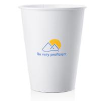得力（deli） LL18 得心纸杯 250ml 100只/袋(单位：袋) 白色