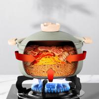 炊大皇（COOKER KING） HY22AQL 禾悦不粘炖煲 22cm（单位：个）艾青绿
