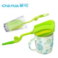 茶花（CHAHUA） 4422 转动海绵瓶刷 30*6*5.5 绿色 (单位:个)