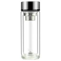 艾逸瑶选 CJ-21119 乐尚双层玻璃杯 400ML（单位：个）包装随机