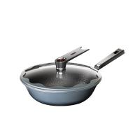 百斯克 BSK-BLW32JG 鸢尾冰裂纹微压炒锅 32cm 32cm(单位：个)