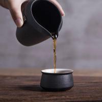 万仟堂 汉风候02·汉风·成套 茶具套装 壶230ml（单位：套）黑铁釉