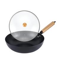 百斯克 BSK-GC2301-08 古法章丘精铁爆炒锅 32cm(单位：个)