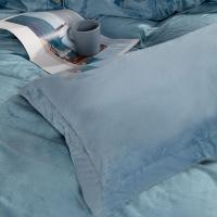 金丝莉（KINTHERI） JT-11360TH 牛奶毛绒四件套 被套200×230cm  床单230×250cm  枕套48×74cm×2 牛奶绒 (单位:套) 蓝色+灰色