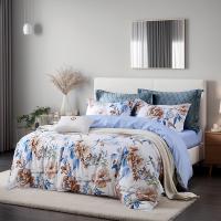 富安娜（fuanna） 绝代风华 床品四件套 被套203*229cm 床单230*240cm 枕套74*48cm*2（单位：套）蓝色