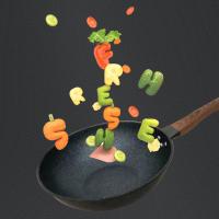 都市太太（DStt） DSYF 悦福麦饭石炒锅 32cm(单位：个) 深灰色