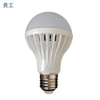 贝工 BG-SQP07W LED声光控灯泡 7W E27螺口 白色 (单位:个)