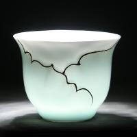 苏氏陶瓷（SUSHI CERAMICS） 忆荷陶瓷 功夫茶具 10件套 茶杯50ml*6+茶漏+茶海180ml+壶承100ml+茶壶210ml（单位：套）