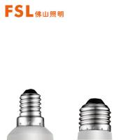 佛山照明（FSL） E14 LED尖泡水晶节能灯泡 5.5W 5只装 （单位：箱） 黄光