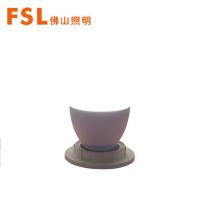 佛山照明（FSL） E14 LED尖泡水晶节能灯泡 5.5W 5只装 （单位：箱） 黄光