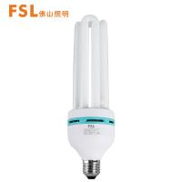 佛山照明（FSL） 4U大功能E27螺口三基色荧光U型灯管 45W 白光 （单位：个）