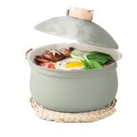 炊大皇（COOKER KING） HY22AQL 禾悦不粘炖煲 22cm 艾青绿色 (单位:个)