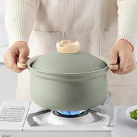 炊大皇（COOKER KING） HY22AQL 禾悦不粘炖煲 22cm 艾青绿色 (单位:个)