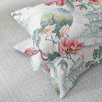 富安娜（fuanna） 诺微花妍 纯棉四件套 被套:203*229cm*1床单:230*240cm*1枕套:74*48cm*2 (单位: 套)