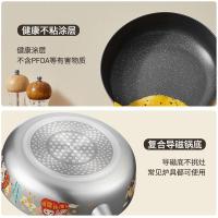 炊大皇（COOKER KING） ZC24JG 招财不沾深煎锅 24cm 两款随机发货 (单位:个)