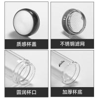 康厨亚（KANGCHUYA） KX8635-st320 耐热防爆双层玻璃杯 320ml 本色 (单位:个)