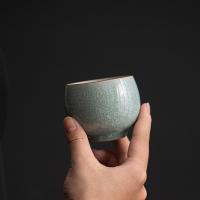 苏氏陶瓷（SUSHI CERAMICS） 汝窑冰花 禅悟杯 110ml 2个/套(单位：套)