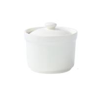 奥美优 AMY3168 陶瓷炖盅 带盖 260ml （单位：个） 白色