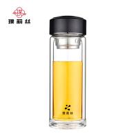璞莉丝 PLS5131 剑辛系列双层玻璃杯 300ml （单位：个)黑色