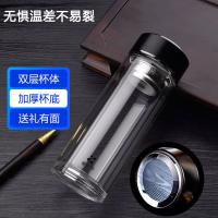 璞莉丝 PLS5131 剑辛系列双层玻璃杯 300ml （单位：个)黑色