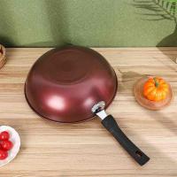 百斯克 BSK-GC231606 尚品生活悦百味精铁不粘炒锅 32cm (单位: 个) 含锅盖