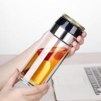 百斯克 BSK-BB222640 尊享泡茶师双层玻璃杯 260ml （单位：个）