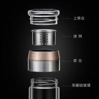 百斯克 BSK-BB222640 尊享泡茶师双层玻璃杯 260ml （单位：个）