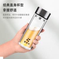 璞莉丝 PLS8077 经典系列双层玻璃杯 300ml （单位：个)本色