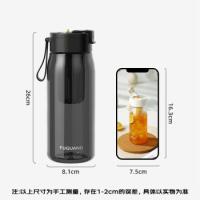 富光（FUGUANG） 一键弹盖磁弹 塑料杯 800ml 黑色（单位：个)