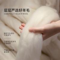 水星家纺（MERCURY） 548455 柯拉德澳洲羊毛冬被 200*230cm （单位：床）