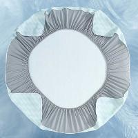 水星家纺（MERCURY） 543920 冰丝席三件套 150cmx200cm 席子:150cmx200cmx1 枕套:48cmx74cmx2  (单位：套 )蓝光色