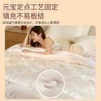 恒源祥（HYX） HYX218BZ 抗菌大豆被 规格：150*200cm 面料：100%聚酯纤维 填充：20%大豆蛋白改性聚乙烯醇80%聚酯纤维 填充重量：1350g 总重：4斤 (单位：条) 白色