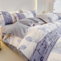 皖亭 爱情叶WT-2003 床品套件 被套200*230cm，床单230*245cm，枕套48*74cm*2 （单位:套）