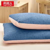 南极人（NanJiren）NJZT314亲肤荞麦枕单只装35*55cm(单位：只)蓝色