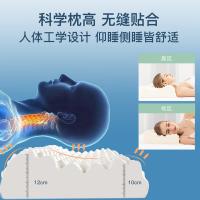 诺伊曼（NOYOKE） 泰国进口波浪形平板颈椎枕 枕头 60*40*12-10cm 白色（单位：个）