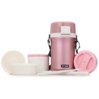 虎牌 LWU-F20C 不锈钢保温饭盒 1.48l 蜜桃色（单位：个）