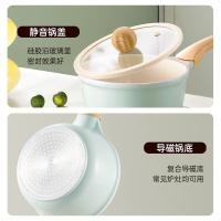 炊大皇（COOKER KING） QC18NG 青瓷不粘奶锅 锅具 18cm 天蓝色（单位：个）