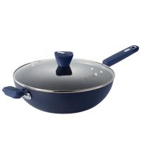 炊大皇（COOKER KING） SL32CG 谷里深蓝无油烟炒锅 锅具 32cm 蓝色（单位：个）