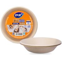 妙洁（MIAOJIE） MDAA10 一次性圆形纸盘 16cm 10只/包(单位：包)